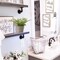 2PCS Fake Plants Potted Artificial Plants Greenery Faux Fern Eucalyptus Décor Plant for Indoor Home Office Bathroom Harmhouse Decoration